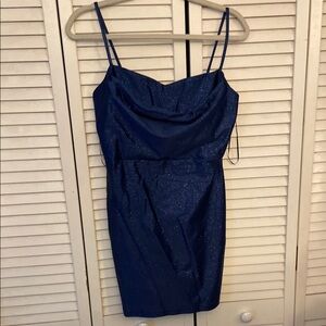 Windsor Glittering Blue Mini Dress